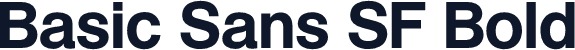 Basic Sans SF Bold