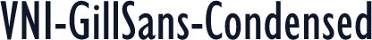VNI-GillSans-Condensed