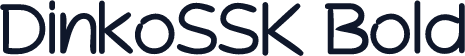 DinkoSSK Bold