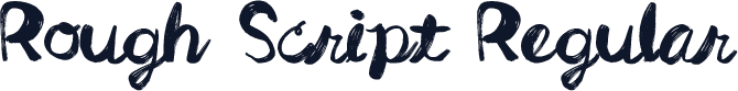 Rough Script Regular