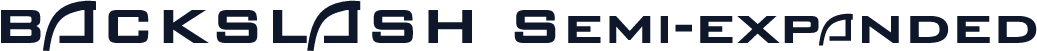BACKSLASH Semi-expanded