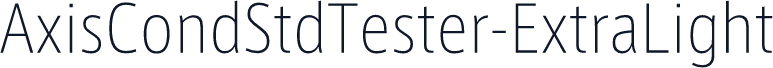 AxisCondStdTester-ExtraLight