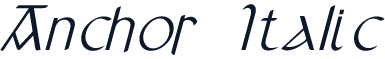 Anchor Italic