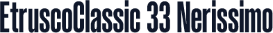 EtruscoClassic 33 Nerissimo