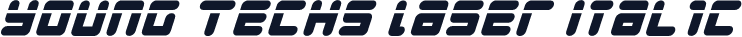 Young Techs Laser Italic