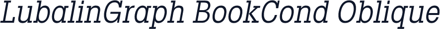 LubalinGraph BookCond Oblique