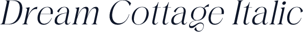 Dream Cottage Italic