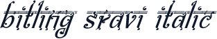 bitling Sravi Italic