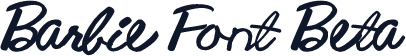 Barbie Font Beta
