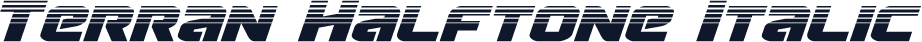 Terran Halftone Italic