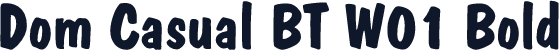 Dom Casual BT W01 Bold