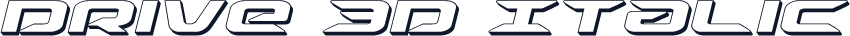 Drive 3D Italic