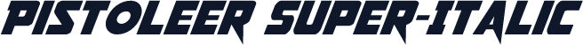 Pistoleer Super-Italic