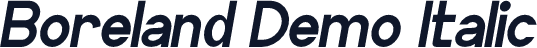 Boreland Demo Italic