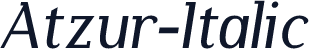 Atzur-Italic