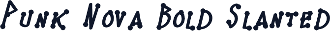 Punk Nova Bold Slanted