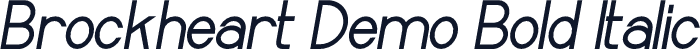 Brockheart Demo Bold Italic