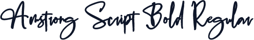 Amstrong Script Bold Regular