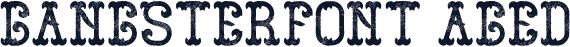 GangsterFont Aged