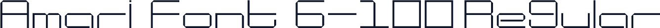 Amari_Font_6-100 Regular