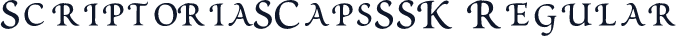 ScriptoriaSCapsSSK Regular