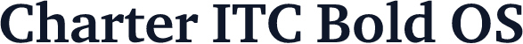 Charter ITC Bold OS