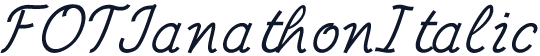 FOTJanathonItalic