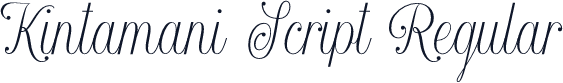 Kintamani Script Regular