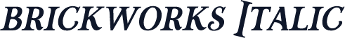 brickworks Italic