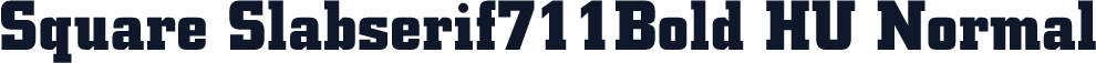 Square Slabserif711Bold HU Normal