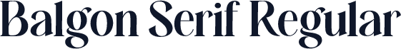 Balgon Serif Regular