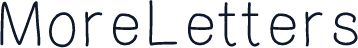 MoreLetters