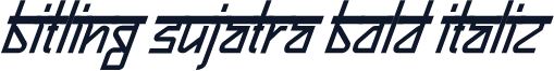 Bitling sujatra Bold Italic