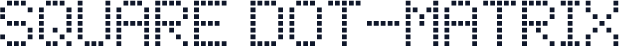 Square Dot-Matrix