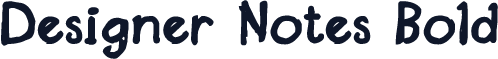 Designer Notes Bold