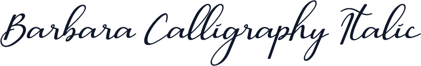 Barbara Calligraphy Italic