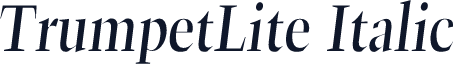 TrumpetLite Italic