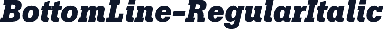 BottomLine-RegularItalic