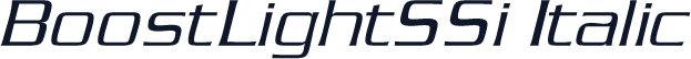BoostLightSSi Italic