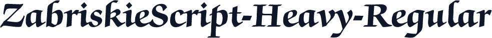 ZabriskieScript-Heavy-Regular