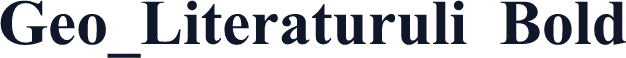 Geo_Literaturuli  Bold