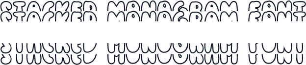 Stacked Monogram Font