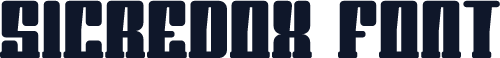 Sicredox Font
