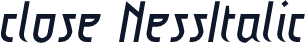 close NessItalic