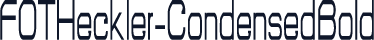FOTHeckler-CondensedBold