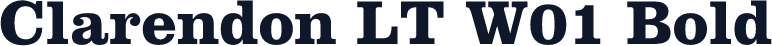 Clarendon LT W01 Bold