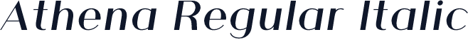 Athena Regular Italic