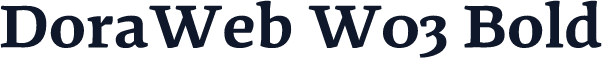 DoraWeb W03 Bold