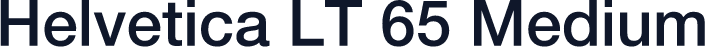 Helvetica LT 65 Medium