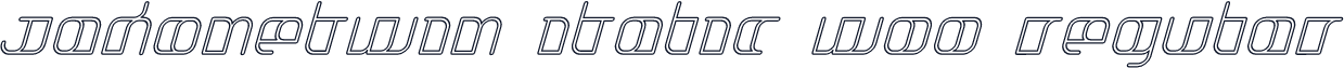 JakoneTwin Italic W00 Regular